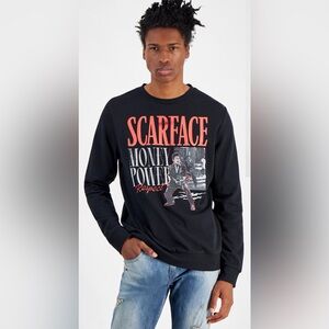 Hybrid Men's Scarface Miami Regular-Fit Printed Fleece Sweatshirt